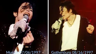 Michael Jackson | Billie Jean Comparison Munich 1997 VS Gothenburg 1997