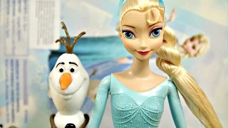 Disney Frozen - Sparkle Princess Elsa and Olaf / Księżniczka Elza i Olaf - Mattel - CMM87