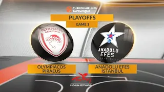 2017.04.19 - Olympiacos Piraeus vs Anadolu Efes 87-72 (Euroleague 2016-17, PO, Game 1)