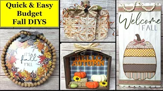 🍁QUICK & EASY BUDGET FALL DIYS | Dollar Tree DIY | Fall Farmhouse Harvest Decor | Magnolia Design Co