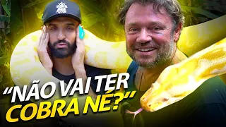 THIAGO VENTURA ENCARANDO COBRAS E ARANHAS COM @RichardRasmussenSelvagem! | A CASA DOS BICHOS