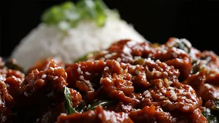 Spicy Korean BBQ-Style Pork • Tasty Recipes