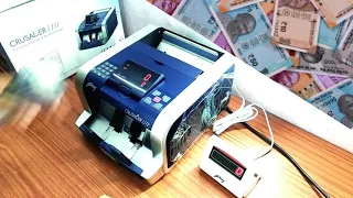 Godrej Crusader Lite Note Counting Machine Complete Demonstration/ Note Counting Machine Information
