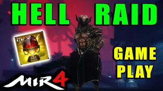 MIR4 - Hell Raid Gameplay - Fire Dragon Demon General!  First Clear Rewards!  Some Instructions!