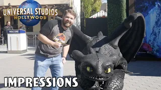 Talking to Toothless Like Hiccup! - Universal Studios Hollywood Impressions