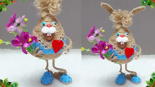 DIY Easy No Sew  Easter Decoration idea from simple materials | DIY Easy Easter craft idea 🐰26