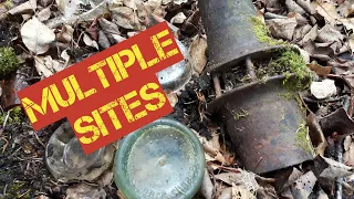 📌2022 Bottle Digging & Metal Detecting Explore With Finds