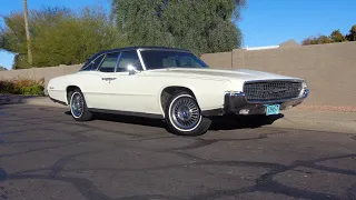 1967 Ford Thunderbird T Bird 4 Door Landau 390 in White & Ride on My Car Story with Lou Costabile