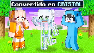 Me Convertí en CRISTAL en Minecraft!