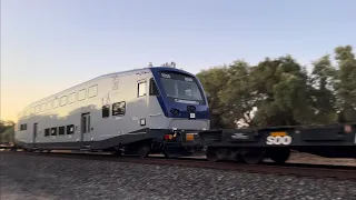 Union Pacific 7399 leading an ACE CEM cabcar delivery through Elk Grove