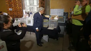 Outgoing Mexican President Lopez Obrador votes in general election | AFP