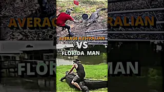 Florida Man VS Australian #florida #floridaman #everglades #shorts #trending #viral #meme #shortvid