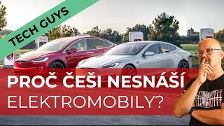 PROČ ČEŠI NESNÁŠEJÍ ELEKTROMOBILY? TECH GUYS CLIP | BACINA.TV