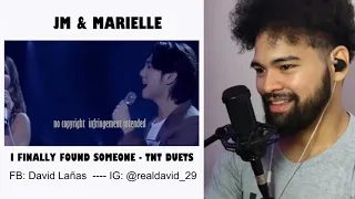 JM  & MARIELLE lovely rendition of "I FINALLY FOUND SOMEONE" TNT DUETS - SINGER HONEST REACTION