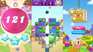 Candy crush saga level 121 । Tough level। No boosters। Candy crush 121 help। Sudheer CC Gaming