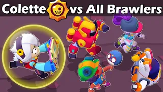 COLETTE + Shield VS All | Star Power | Brawl stars