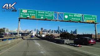 US 101 NORTH to DOWNTOWN SAN FRANCISCO | DRIVING 4K 🎧