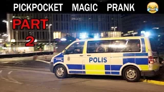 Pickpocket Magic Prank part 2 -Julien Magic