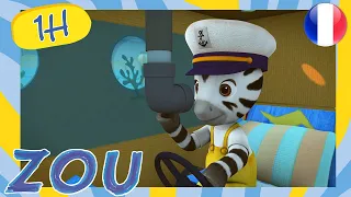 Commandant Zou 🦓 Nouvelle Compilation en français 🛥️ Dessins animes pour Enfants