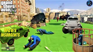 GTA V | Amazing RPG'S Vs CARS Death Match With RON