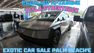 PAGALIAU! Apziurime CYBERTRUCK ! Exotic car sale Palm Beach Florida! Miami Pirkiniai terminale