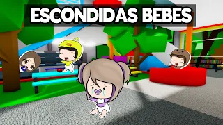 Escondidas siendo Bebés con el Team Anormal en Brookhaven Roblox