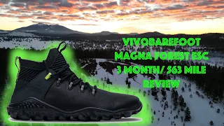 Vivobarefoot Magna Forest ESC hiking shoe review 3 months/563 miles