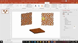 3-D porous design in PowerPoint