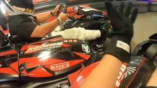 GOKART Racing. RAW Race footage, minor incident in the last few laps!