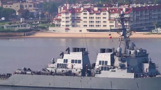 USS Decatur (DDG 73) Outbound - April 18, 2022 - San Diego