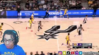 WARRIORS FAN REACTS TO LA Lakers vs San Antonio Spurs Full Game Highlights | December 12, 2023 |