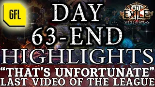 Path of Exile 3.17: ARCHNEMESIS DAY #63-END Highlights "THAT'S UNFORTUNATE", LEAGUE'S LAST VIDEO.