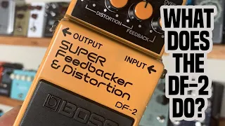 What does the Boss DF-2 Super Feedback & Distortion Do?