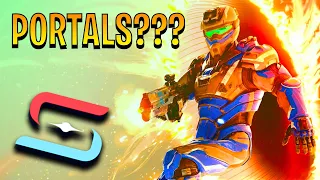 HALO WITH PORTALS?! SPLITGATE GAMEPLAY AND OVERVIEW!