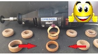 how to make many wooden rings ( very easy ) new