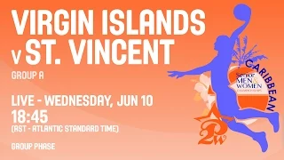 Virgin Islands v St. Vincent - Group A - 2015 CBC Women's Championship