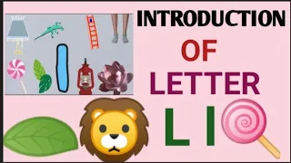 Introduction of capital letter L & small letter l|Letter L l for kindergarten|How to write letter Ll