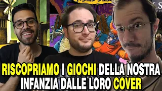 DARIO MOCCIA CAVERNA E SABAKU RISCOPRONO I GIOCHI DELLA LORO INFANZIA TRAMITE LE LORO COPERTINE