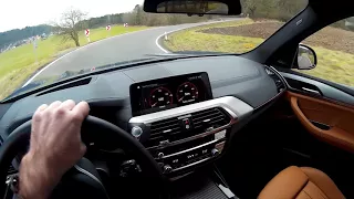 2018 BMW X3 M40i xDrive: POV driving + engine & exhaust sound