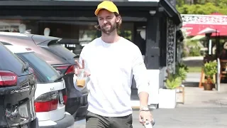 Patrick Schwarzenegger On A Lonely Lunch Outing Without Girlfriend Abby Champion