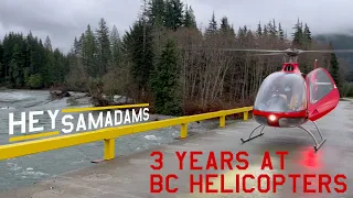 3 YEARS AT BC HELICOPTERS