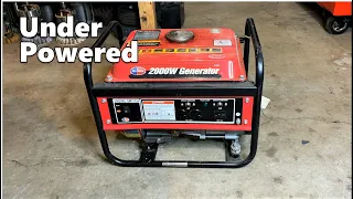 Generator Surging and Stalling Under Load - Running Lean?