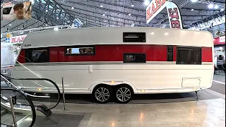 Kabe Royal 780 BGXL KS luxury Caravan Camping RV travel trailer CMT 2024 walkaround + interior A1729