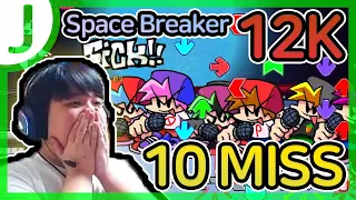 [J/FNF 12K] (WORLD RECORD) Space Breaker 88% 10 MISS!!!!!! || 2 Shaggy X 2 Matt VS 6 BFs