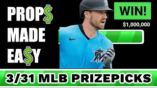 3/31/23 MLB PRIZEPICKS PLAYER PROP PICKS / PROPS MADE EASY