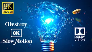 DESTROY in Slow Motion 8K ULTRA HD 120FPS / 8K TV