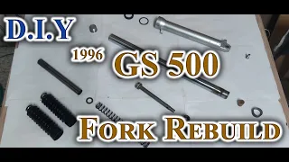 Gs500 Fork Rebuild D.I.Y