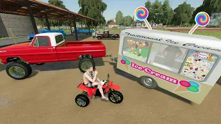Starting Ice Cream business by selling abandoned truck | Farming Simulator 22