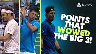 Tennis Points That Wowed The Big 3 👏