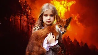 Дикая лисица не испугалась и пошла на отчаянный шаг, чтобы спасти маленькую девочку